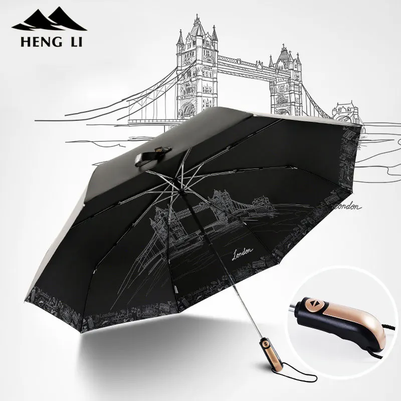 122cm Folding Large Golf Automatic Umbrella For Men Windproof Automatic