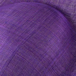 Шляпки из соломки синамей с вуалеткой Высокое качество коктейльное Шапки перо аксессуары для волос несколько цветов доступны MSF082 - Цвет: Фиолетовый