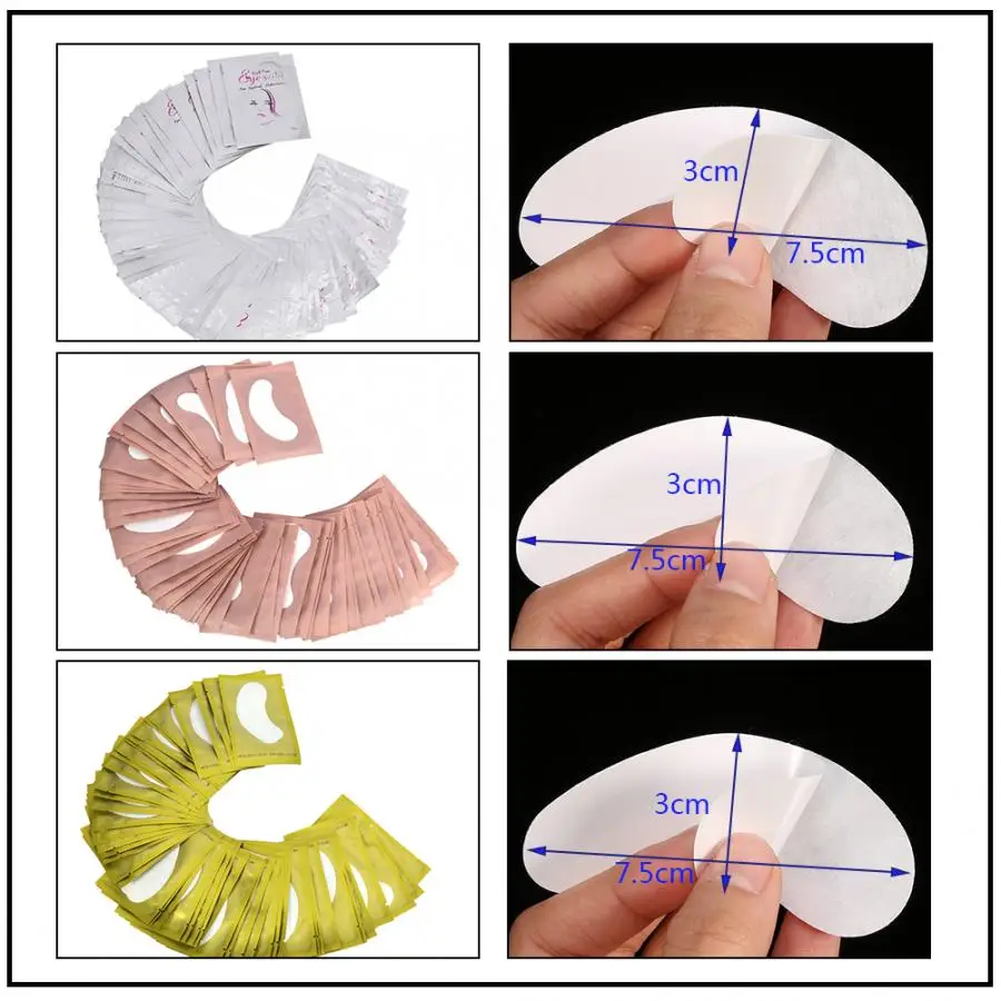Новинка; 10/30 пар Наращивание ресниц под гелевые подушечки для глаз маска для глаз Бумага патчи советы Стикеры Make Up Инструменты Тканевая маска с экстрактом зеленого чая