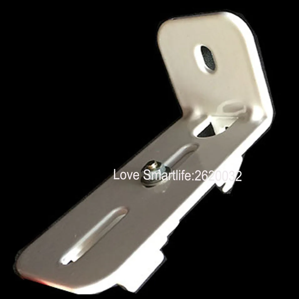 Dooya Side Mounting Bracket for Electronic Automatic Curatin Track Pole, Single Track Bracket for Dooya Curtain Rail Curatin Rod Double Track Layer Window
