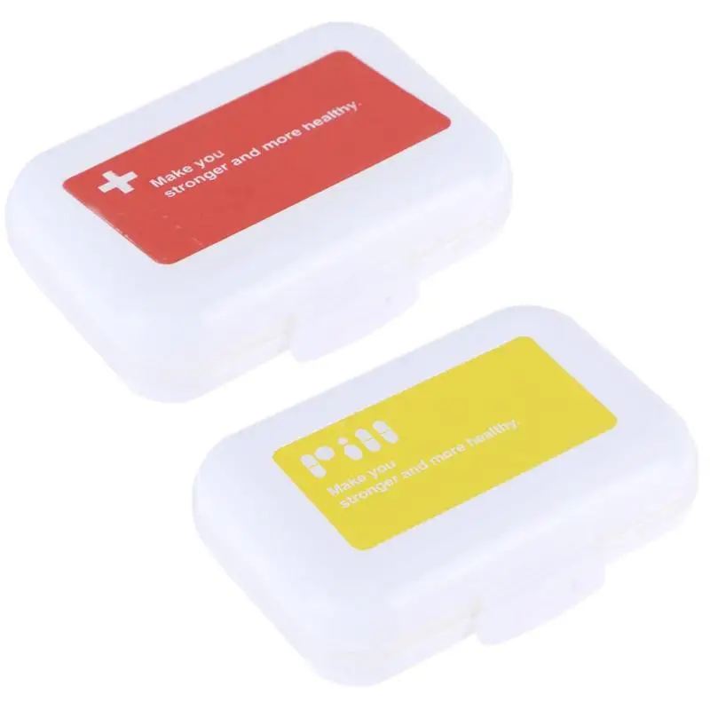 8 ячеек портативный мини коробка для хранения лекарств пластиковые складные таблетки емкость для лекарств таблетки Витаминная коробка