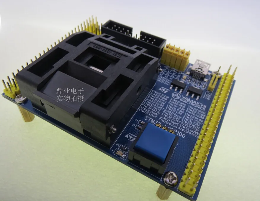 Original YAMAICHI IC Test Seat STM32 STM32F STM32LQFP100 Burning Programme JTAG SWD Socket Adapter | Автомобили и мотоциклы