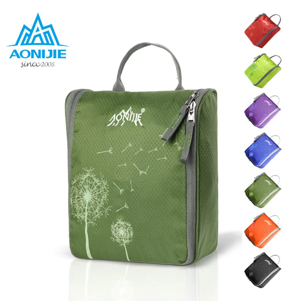 AONIJIE Water repellent Travel Wash Bag Suspended Washing Bag Portable