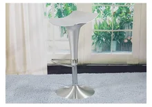 South Africa Bar stools Aluminum seat coffee chair silver color living room stool free shipping