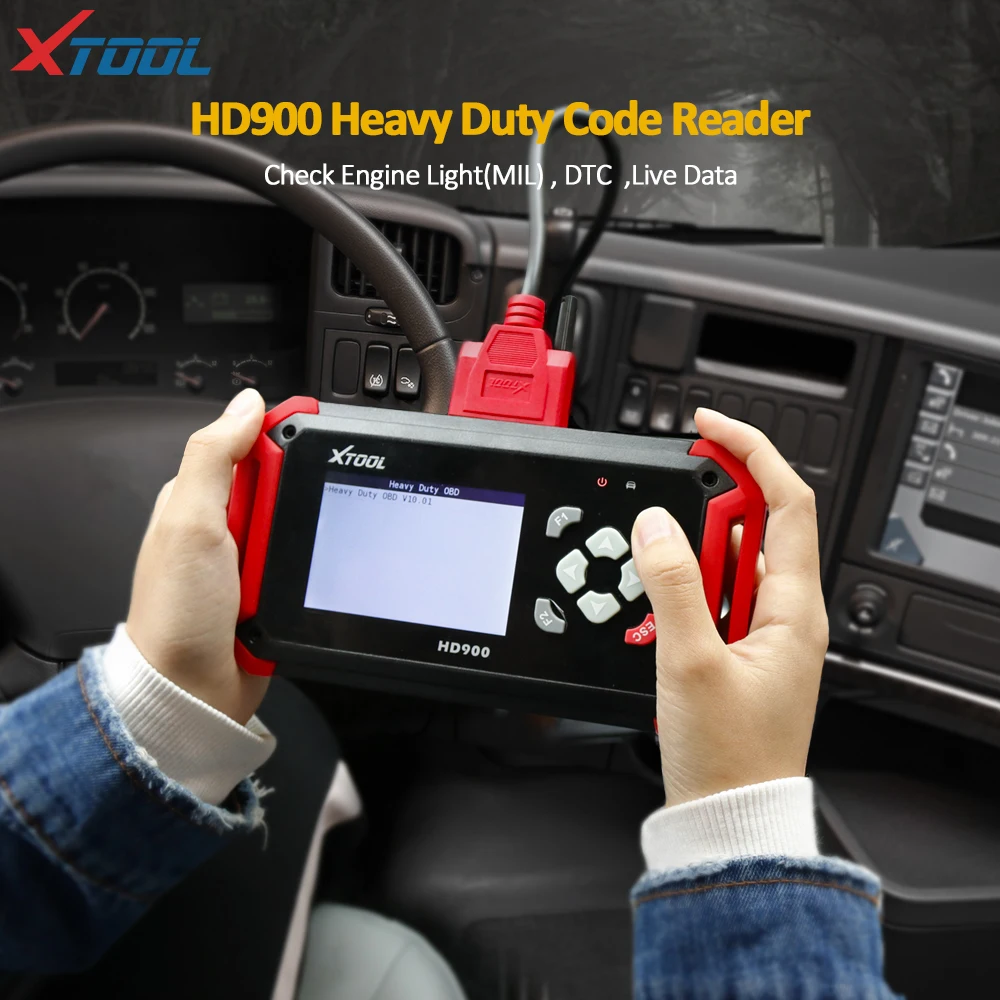 XTOOL Новое поступление HD900 Eobd2 OBD2 подключению CAN шины Авто Heavy Duty диагностический