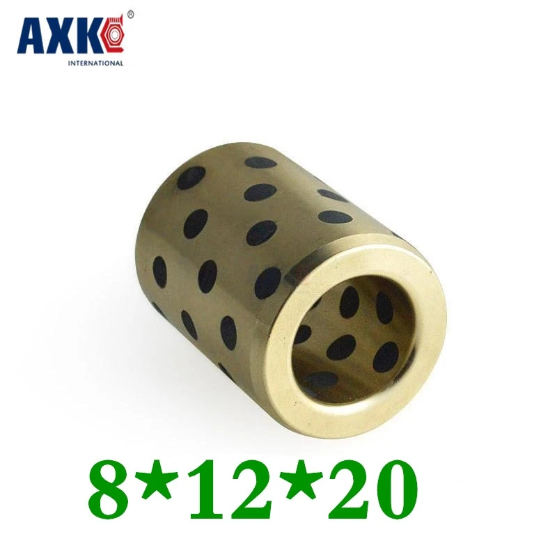 

8x12x20 Mm Linear Graphite Copper Set Bearing Copper Bushing Oil Self-lubricating Bearing Jdb