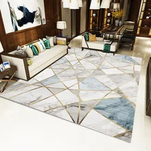 Ковер в скандинавском стиле с геометрическим рисунком для гостиной, спальни, Противоскользящий коврик для пола, модный ковер для кухни