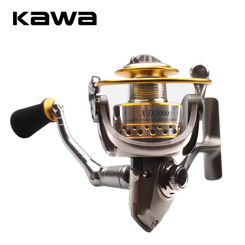 KAWA рыболовная спиннинговая катушка Передаточное отношение 5,2: 1 Подшипник 9+ 1 Алюминиевый сплав модель катушки 2000-5000 модель высокое качество спиннинговая катушка