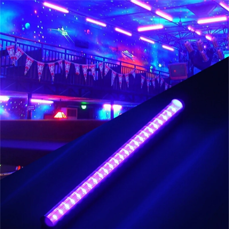 Портативный 30 см черный LED УФ бар DJ оборудование Светильники светодиодные полосы Party Club Disco прожекторы светодиодные Stage эффект огни
