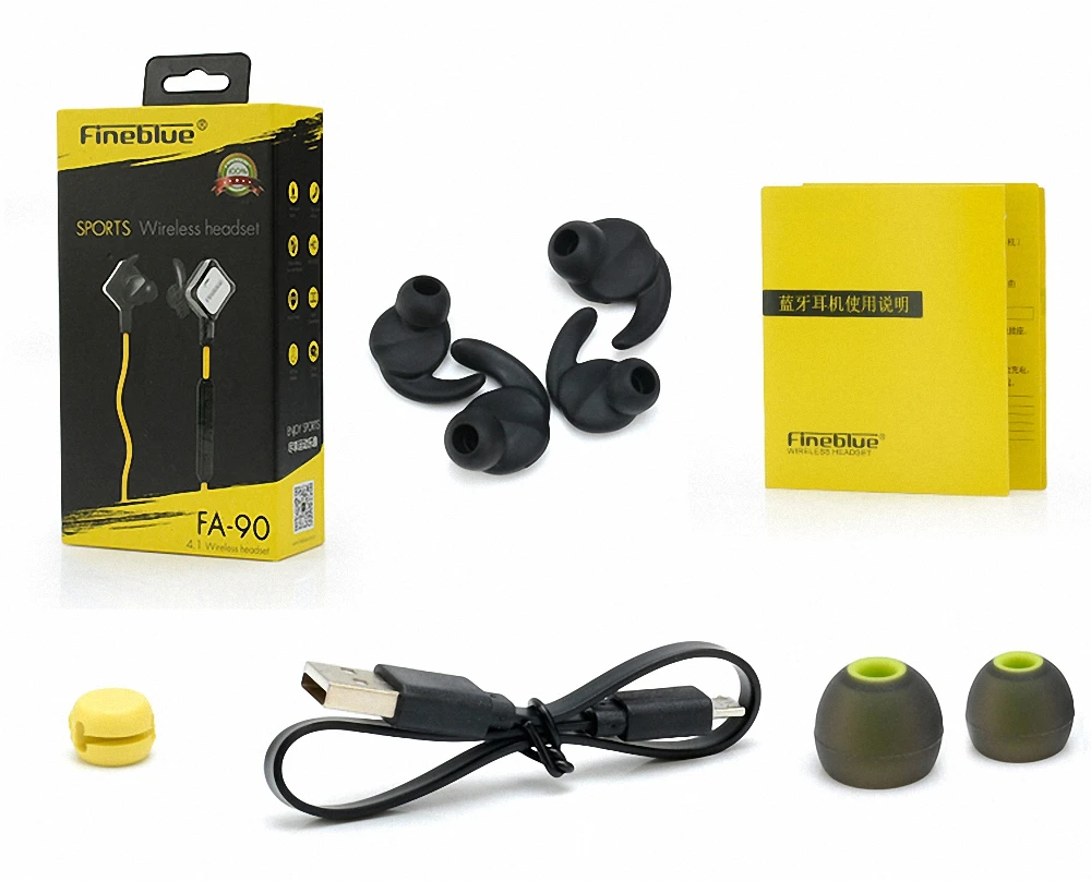 

100% Original Fineblue FA-90 Wireless Bluetooth V4.1 Headset In-Ear Headset For Smartphones Windows Phone With Retail Box