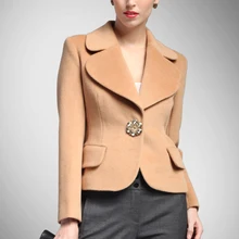 Распродажа, прямые продажи, одноцветные пальто с пуговицами, карманами, на одной пуговице, приталенная куртка, шерстяное пальто, костюм, женская мода