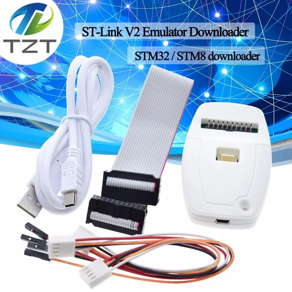 TZT 1 шт. ST-LINK/V2 ST-LINK V2(CN) ST LINK STLINK эмулятор менеджер загрузки STM8 STM32 искусственное устройство