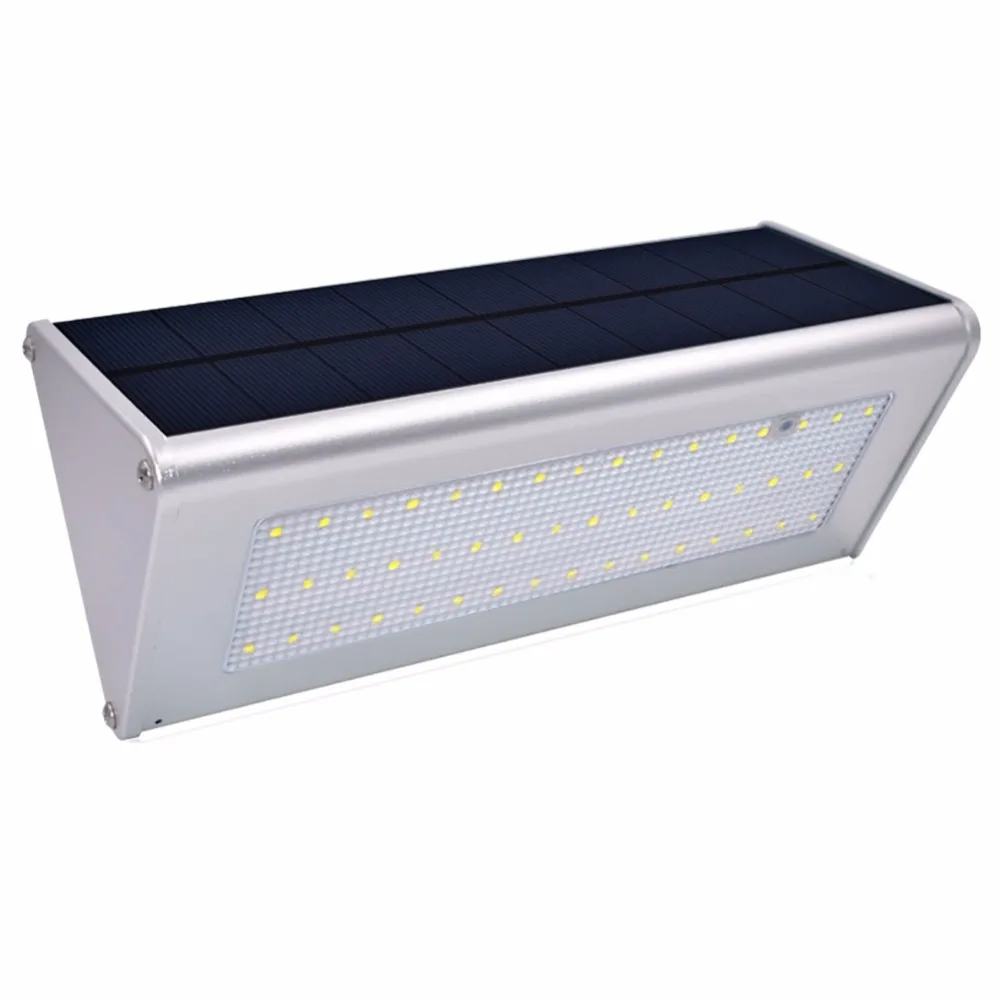 

48 LED Lights 800 Lumens Solar Light Waterproof Outdoor Aluminum Alloy Housing Radar Motion Sensor Light for Step Garden Yard