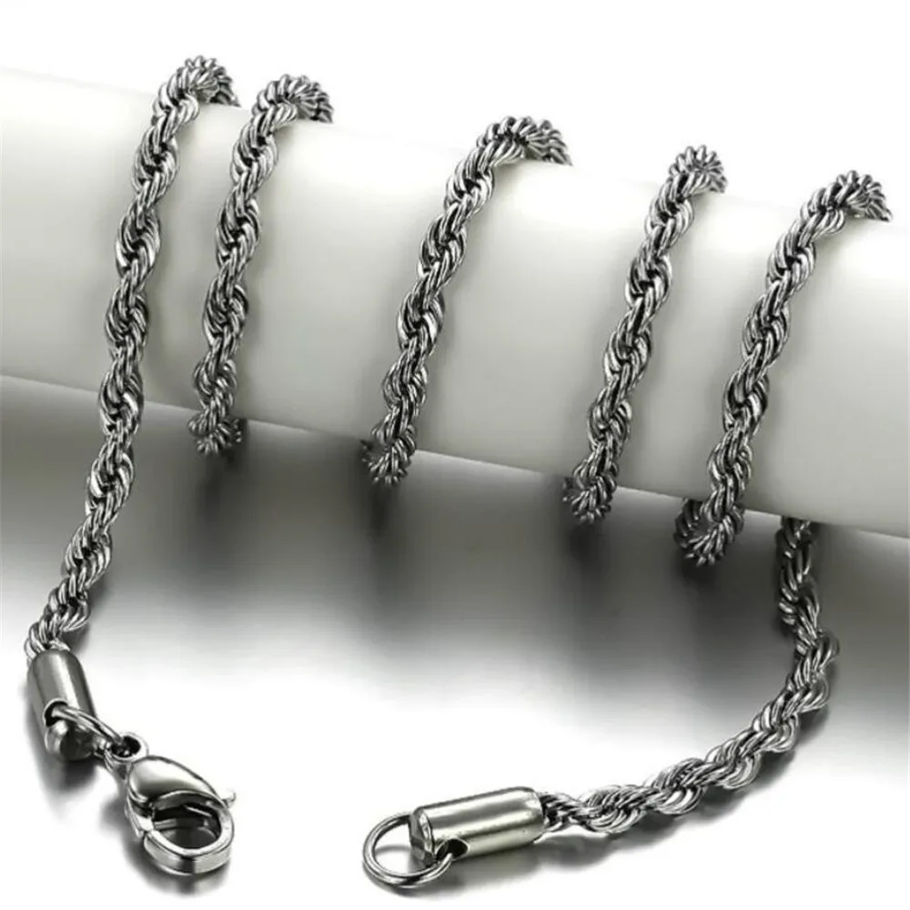 Mimeng (20 pcs/lot) Wholesale 316L Stainless Steel Necklace Titanium