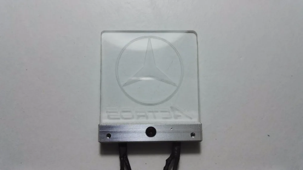 Синий/красный BENZ LOGO светодиодный светильник для 1/14 Радиоуправляемый трактор