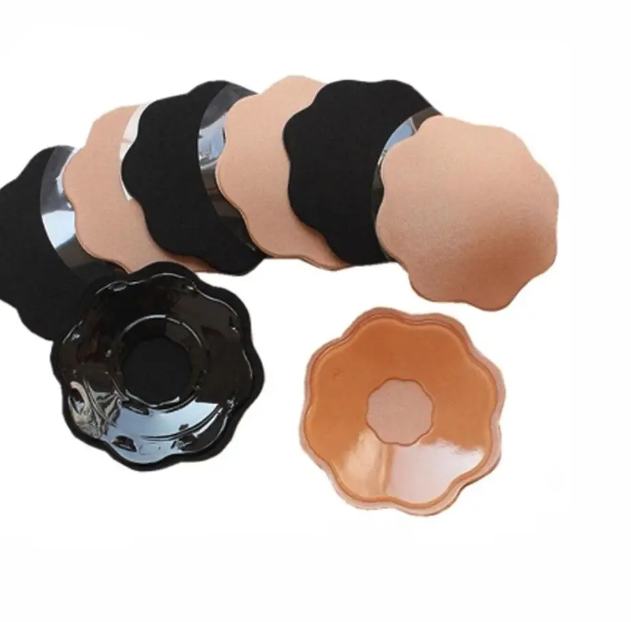 

5pcs Soft Nipple Covers Disposable Breast Petals Flower Sexy Tape Stick On Bra Pad Pastie For Women Intimate Accessories Nipple