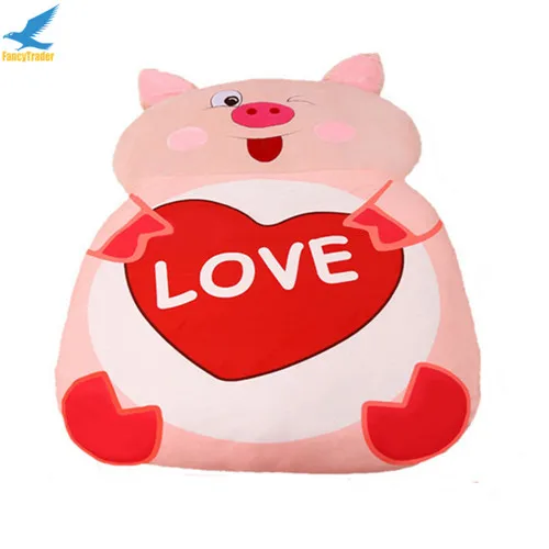 Fancytrader-Giant-Stuffed-Animal-Pig-Bed-Soft-Plush-Beanbag-Mattress-Sofa-Mat (3)
