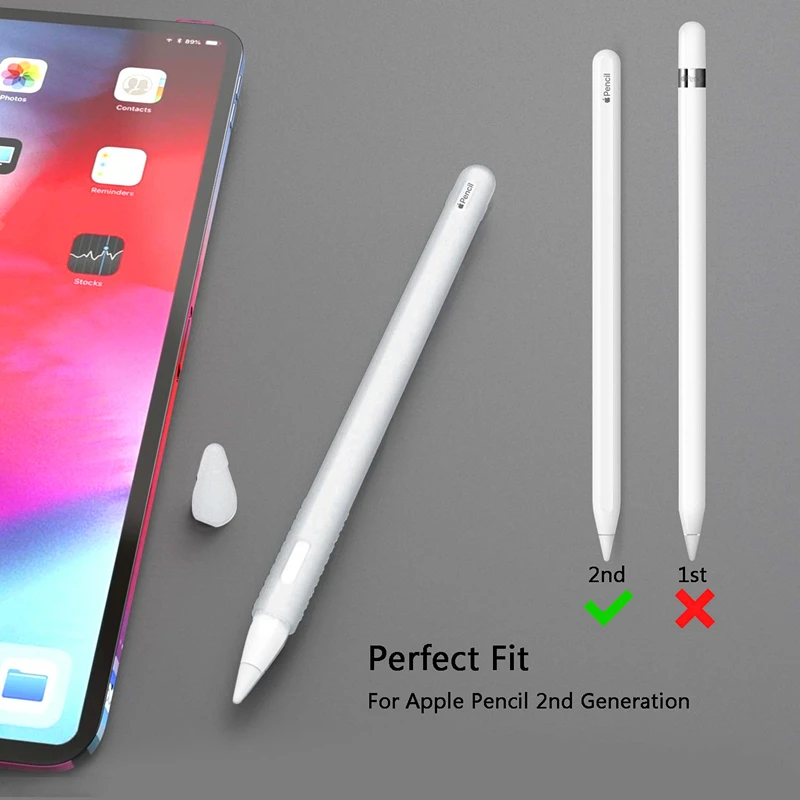 Bovitar Apple Pencil 2 Чехол Держатель для iPad Pro Карандаш клип планшет сенсорный Стилус ручка защитный чехол портативный мягкий силиконовый