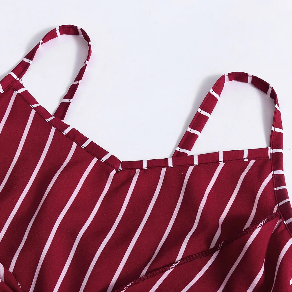 Бантик полосатый пляжный Женский комплект Спагетти ремень открытая спина укороченный топ женские костюмы Летний стиль Короткие штаны комплект из двух предметов