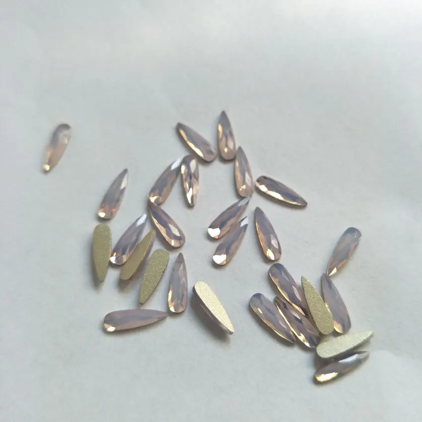 20 шт Кристальные AB 3D Стразы для дизайна ногтей, драгоценные камни с плоской задней стороной, сделай сам, украшения для маникюра, алмазные украшения, различные формы для ногтей