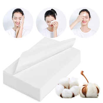 

100% Cotton Facial Cleansing Dry & Wet Beauty Skin Care Tools Facial Hygiene Makeup Remover Cosmetic Puff Disposable Towel