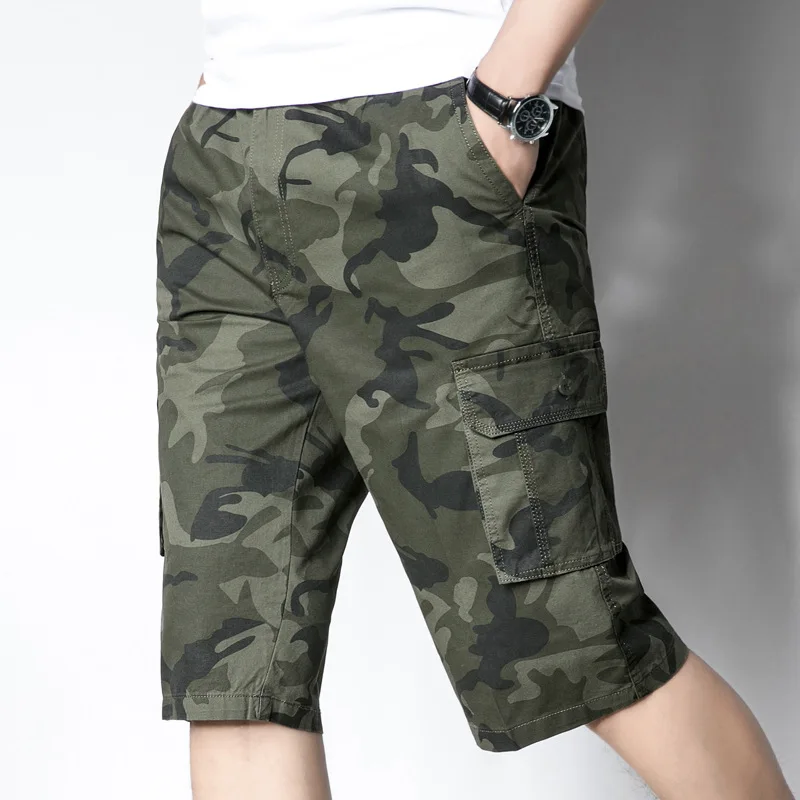 

Summer Mens Shorts Cotton Camouflage Camo Shorts Male Casual Military Many Pockets Army Tactical Short Workout Clothing ,GA272