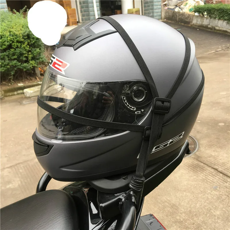 Universal Moto casco malla Net red equipaje de la motocicleta protector engranajes ganchos de equipaje accesorios organizador titular Universal Moto casco malla Net red equipaje de la motocicleta protector engranajes ganchos de equipaje accesorios organizador titular