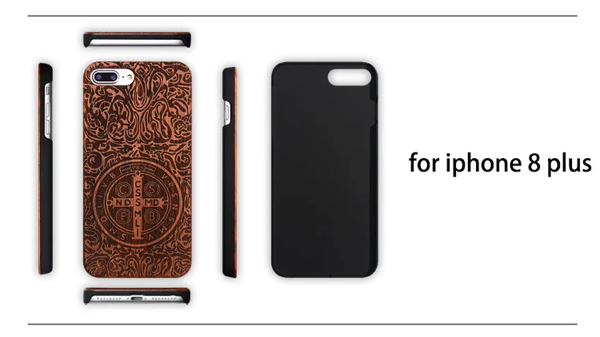 iphone 8 plus case Retro PC+Wood Skull Case for iPhone XS Max Novelty Vintage Phone Cases Cover for iPhone XS XR SE 5S 7 8 Plus 6s 6 Wooden Shell iphone 6 cardholder cases