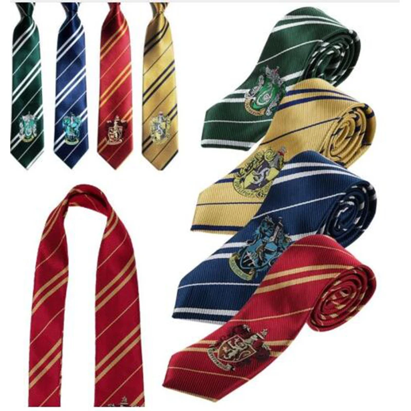 

Harry Potter Tie Cosplay Necktie College Style Tie Gift Accessory Gryffindor Series Tie Clothing For Kids Adults Dropshipping