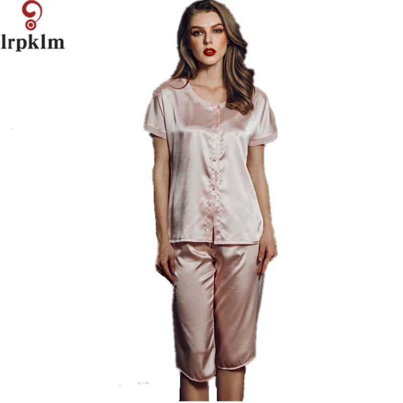 New Arrival Faux Silk Satin High Quality Women Pajama Sets Elegant