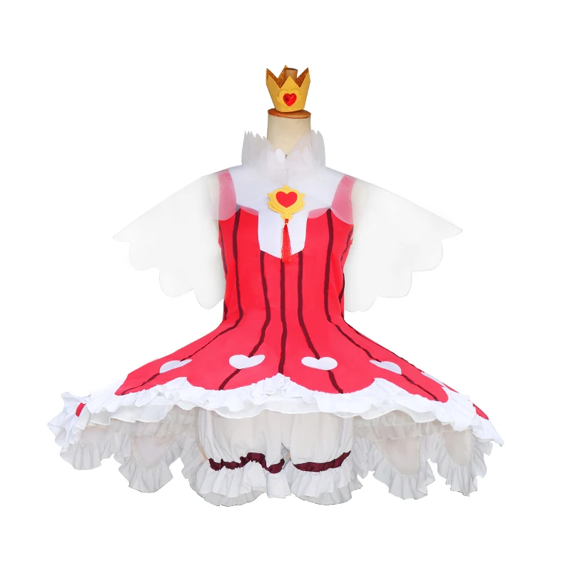 

Card Captor SAKURA Cosplay Anime Cartoon Cos KINOMOTO SAKURA Halloween woman Heart of Rose Battle dress set cosplay costume