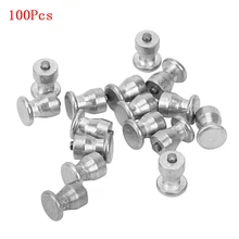 100Pcs/set Snow Tire Spikes Anti-slip Anti Skid Nail Snow Chains Tire Accessories Universal Height 11mm