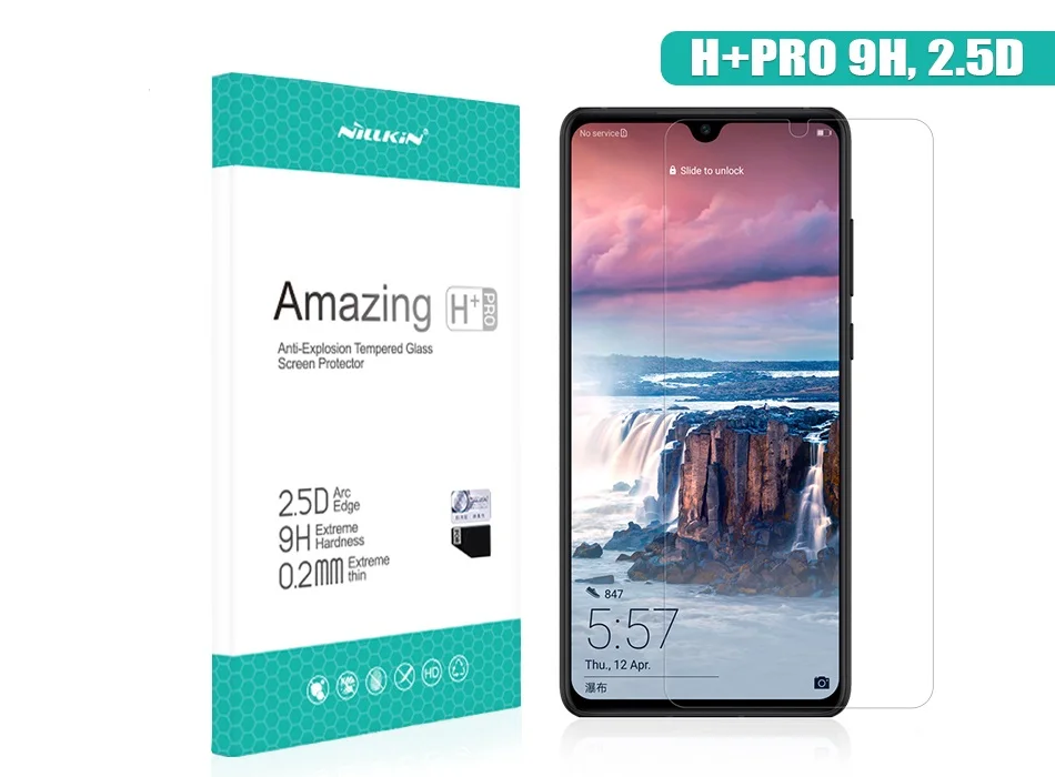 NILLKIN 3D CP+ Max/XD/H+ Pro Закаленное стекло-экран протектор для huawei P30 стекло 3D 2.5D плоский край Защитная пленка P30