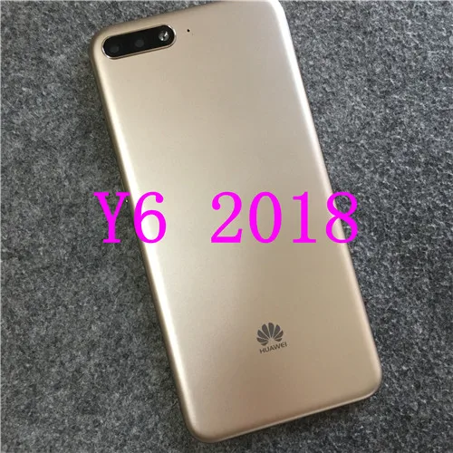 Оригинальная задняя крышка батарейного отсека для huawei Y6 /Y6 Prime 5," ATU-L21 L22 L31 L42 ATU-LX1 Крышка батарейного отсека - Цвет: gold