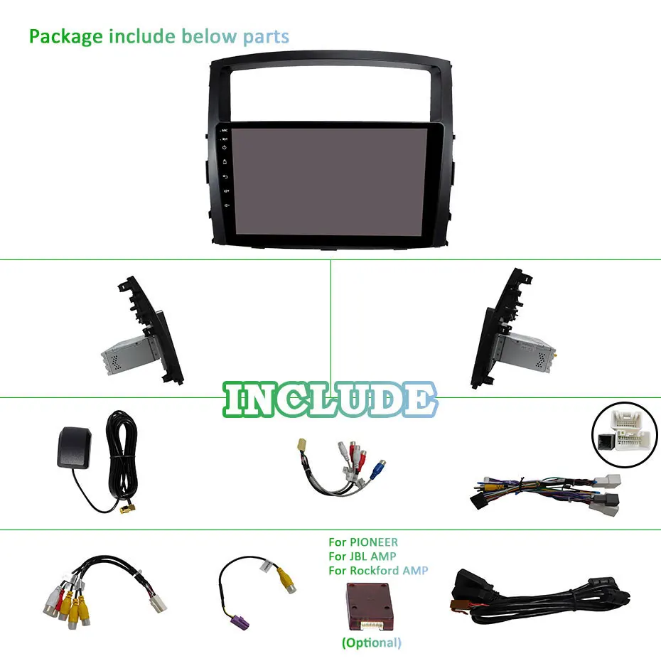 Discount Android 9 DSP 64G AUTO Multimedia GPS for MITSUBISHI PAJERO V97 V93 Radio 8 CORE Navigation Stereo IPS 2.5D Screen no DVD Player 2