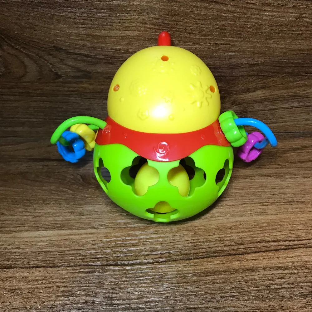 YLB погремушка петух ручной Колокольчик детский музыкальный инструмент встряхивание Ding детские развивающие игрушки для детей стресс шаровая Бола