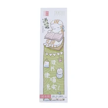 30 шт./упак. Милый Забавный кошка кролики бумажная Закладка с картинками закладки с животными подарок для детей и студентов школы канцелярские пленка Закладка для книги