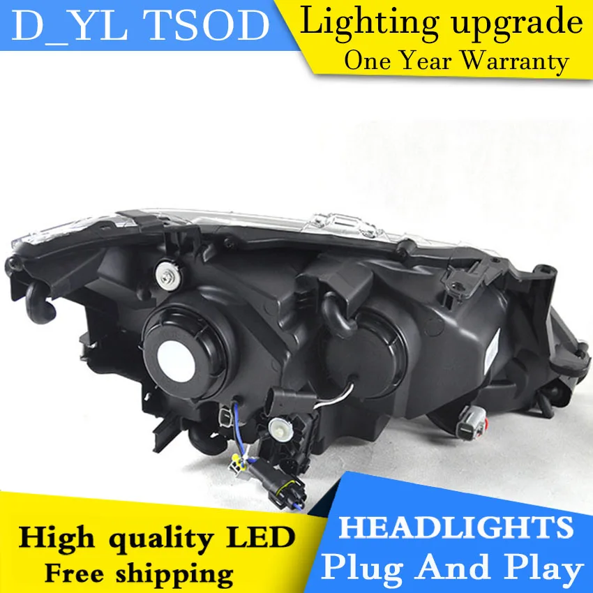 D_YL стайлинга автомобилей Фара для Toyota Camry V55 фары 2015 2016 светодиодный DRL H7 D2H Hid