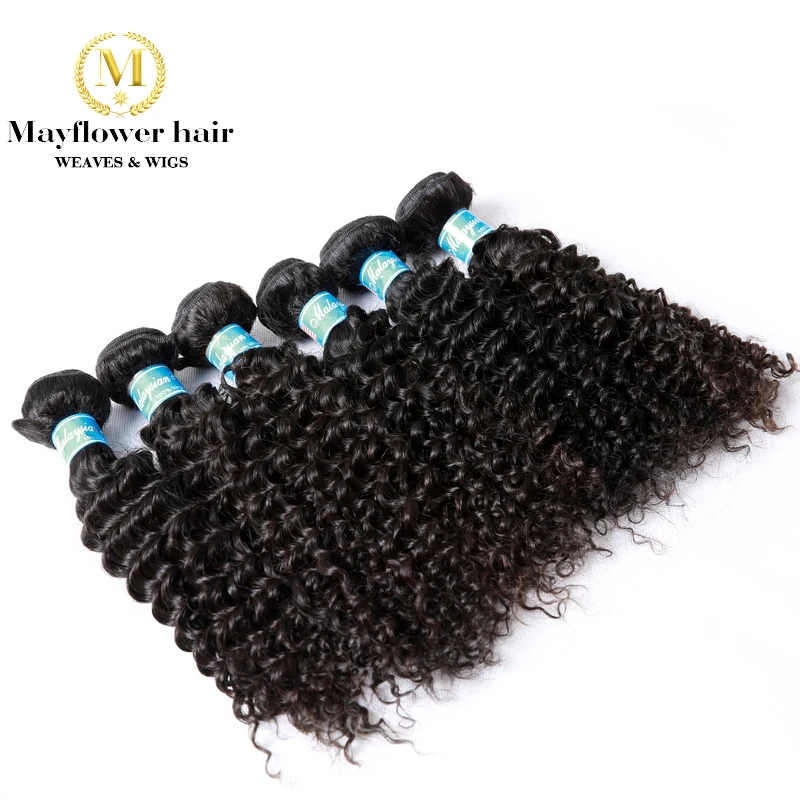 Malaysian virgin hair curly hair (4) 
