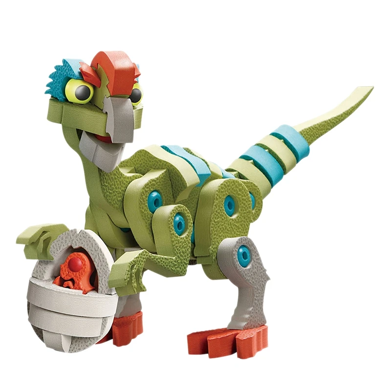 

Foam Blocks Eva Puzzle Interactive 60Pieces Creative Diy Stealing Egg Dragon Assembled Model Toys