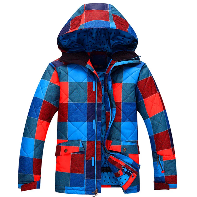 

New Men Winter Ski Jacket Warm Waterproof Windproof Breathable Mountaineering Skiing Snowboarding Clothing Hooded Jacket