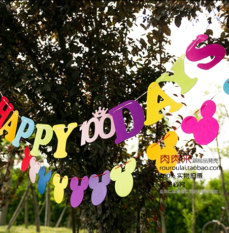 paper letters for banner