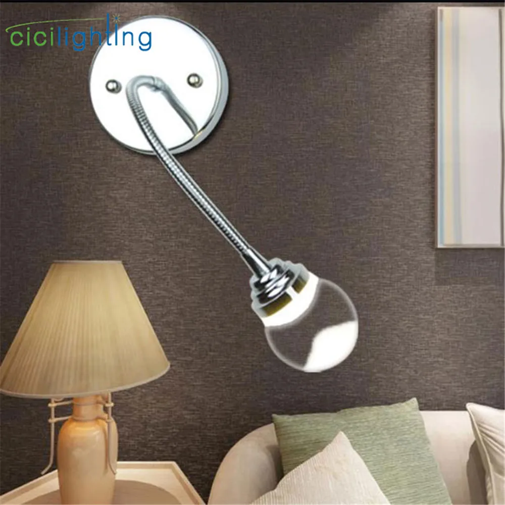 2018 New 3W LED Gooseneck Vanity lighting Stainless Steel Adjustable