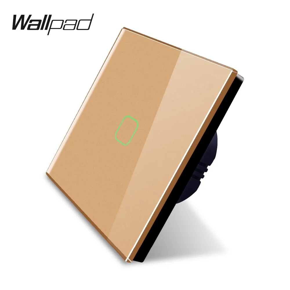 Настенный Электрический высветильник ель света Wallpad K3 1 клавиша канал 4 цвета со