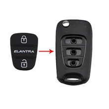 20 шт./лот) замена 3 кнопки дистанционного резиновая прокладка для hyundai elantra ix30 ix35 дистанционный ключ