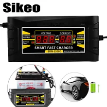 Completamente Automatico Batteria Auto Caricabatteria 150 V-250 V A 12 V 6A Smart Veloce di Carico di Potere Adatto per auto moto Con La Spina di UE
