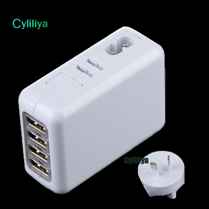 4 port Charger with AU Plug(Opp bag)