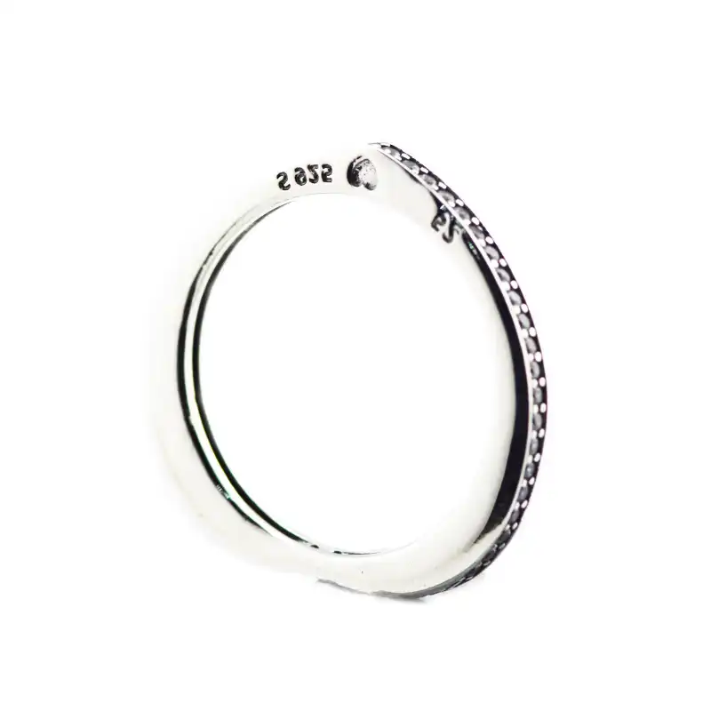 sparkling arcs of love ring