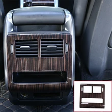 Красный Пепельный деревянный стиль для Landrover Range Rover Sport- ABS пластмассовый задний AC Vent Cover рамка отделка автомобиля аксессуар