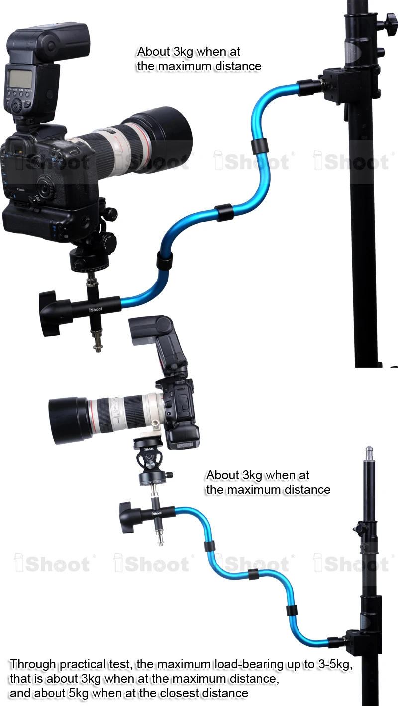 Держатель для камеры в форме кобры кронштейн вспышки f Manfrotto MA050A штатив со змеиным